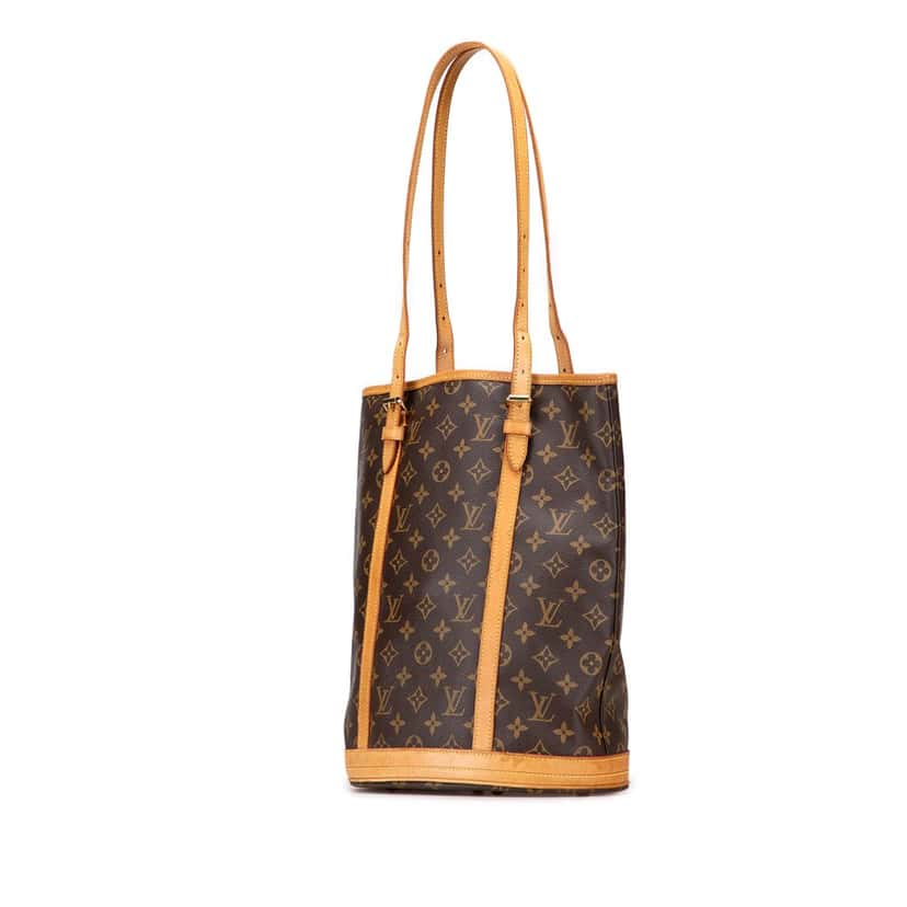 Louis Vuitton Monogram Bucket GM Brown Canvas Fair condition - Back View