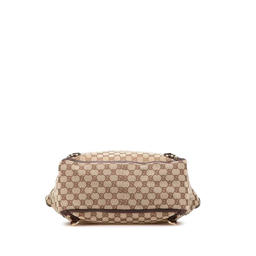 Gucci GG Canvas Abbey D Ring Tote Brown Canvas Good condition - Inside View