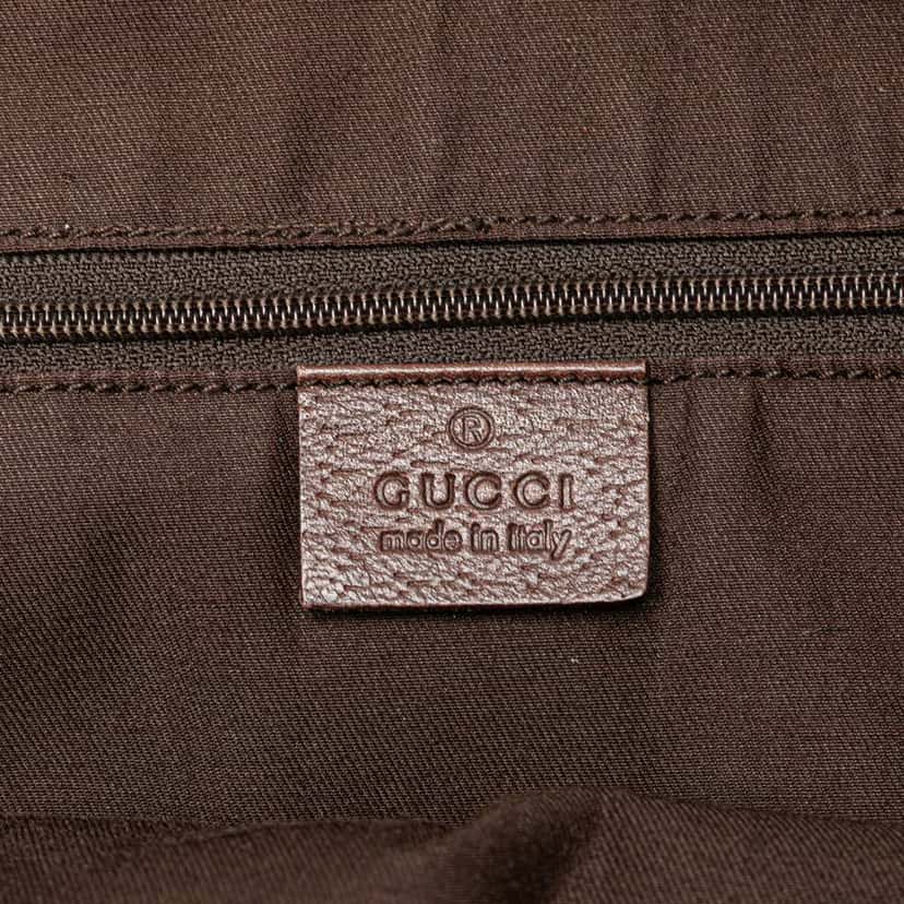 Gucci GG Canvas Abbey D Ring Tote Brown Canvas Good condition - Box View