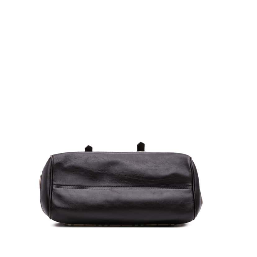 Burberry Haymarket Check Coated Canvas Convertible Tote Brown Canvas Good condition - Inside View