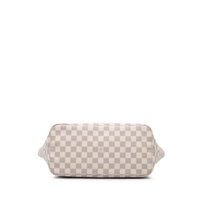 Louis Vuitton Damier Azur Neverfull MM White Canvas Good condition - Inside View
