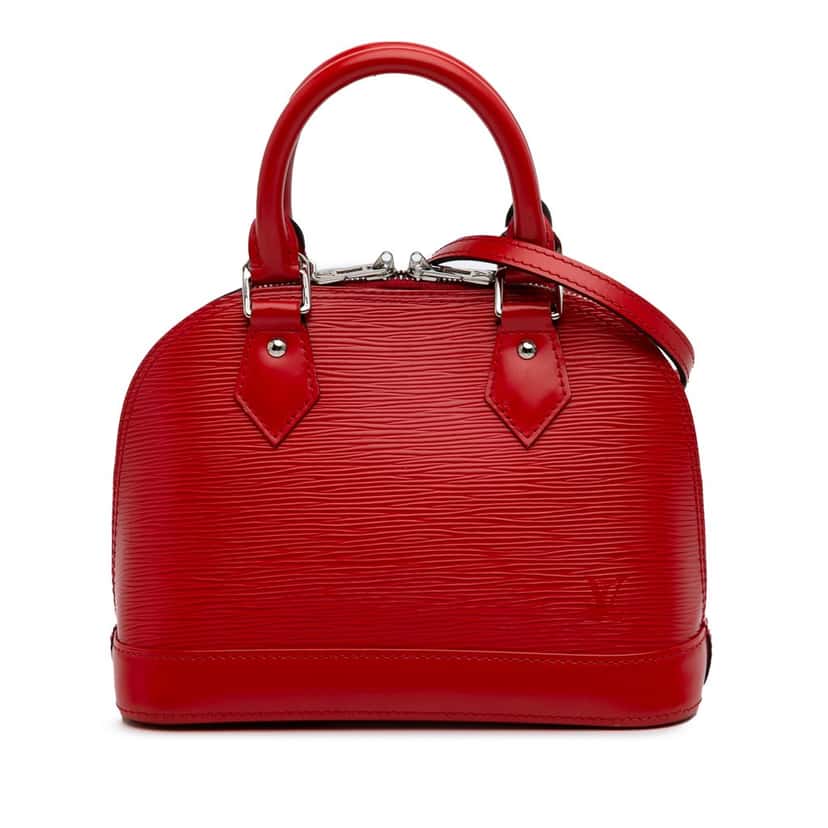 Louis Vuitton Epi Alma BB Red Leather Good condition - Front View
