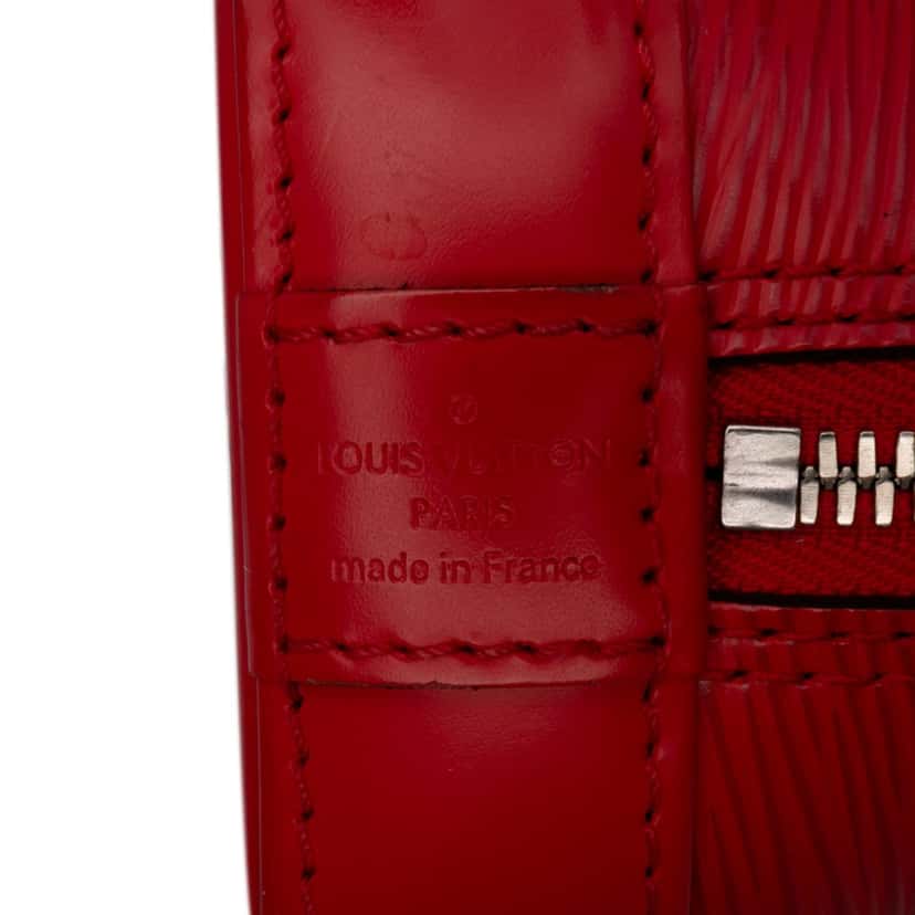 Louis Vuitton Epi Alma BB Red Leather Good condition - Box View