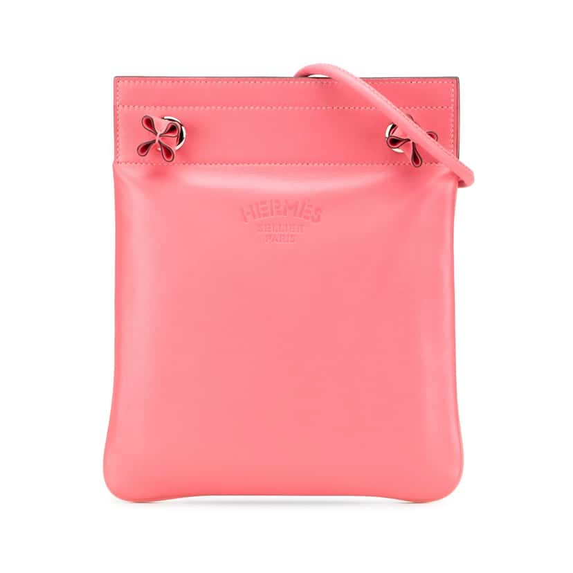 Hermès Mini Swift Aline Bag Pink Leather Good condition - Front View