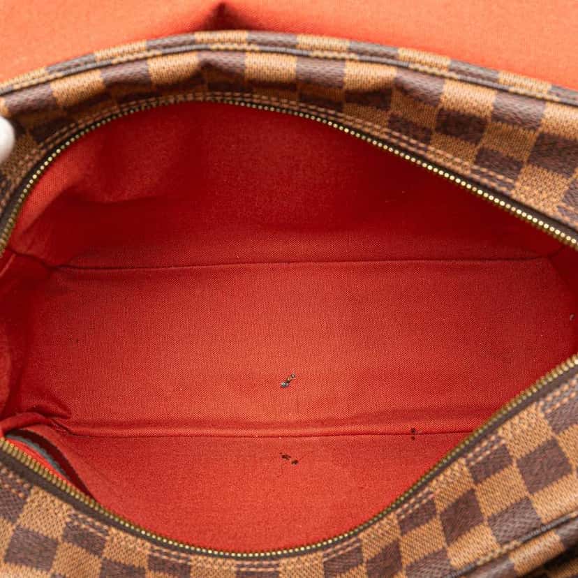 Louis Vuitton Damier Ebene Naviglio Brown Canvas Good condition - Model View