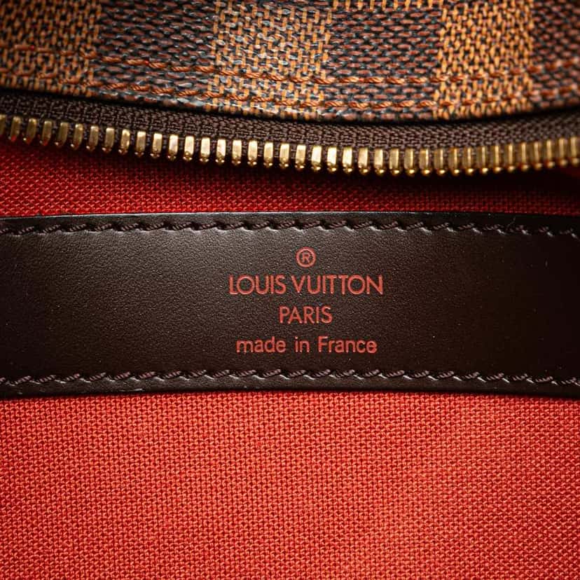 Louis Vuitton Damier Ebene Naviglio Brown Canvas Good condition - Box View