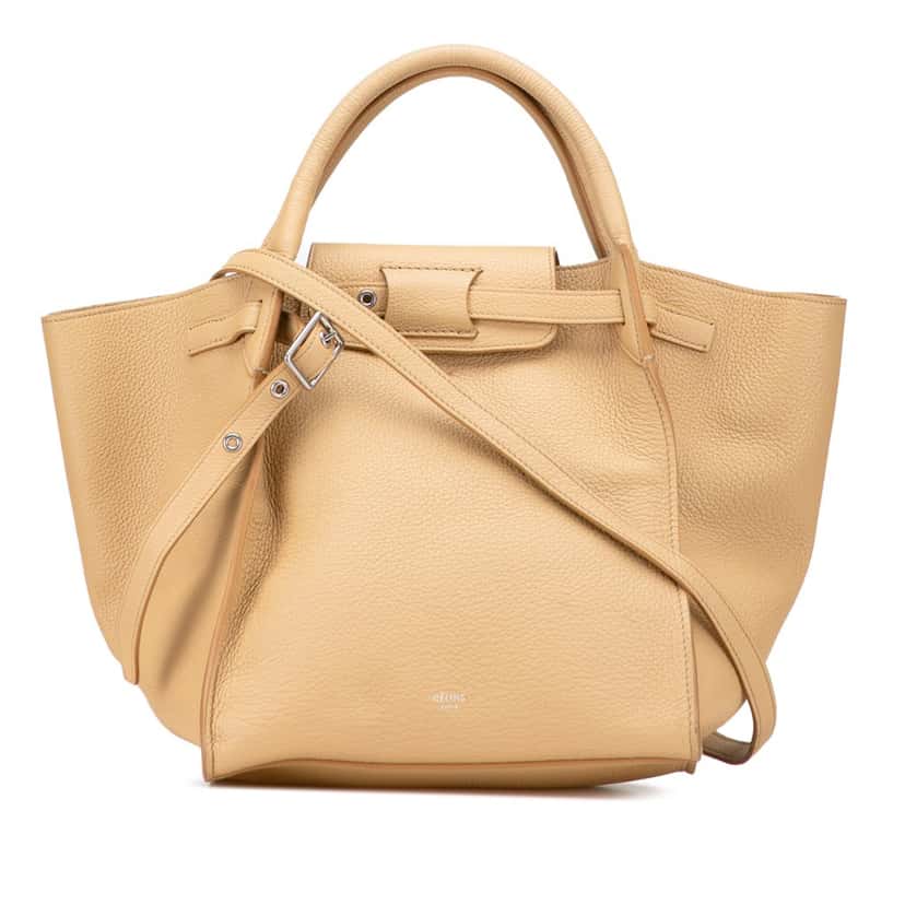 Celine Small Leather Big Bag Brown Leather Good condition - Front View