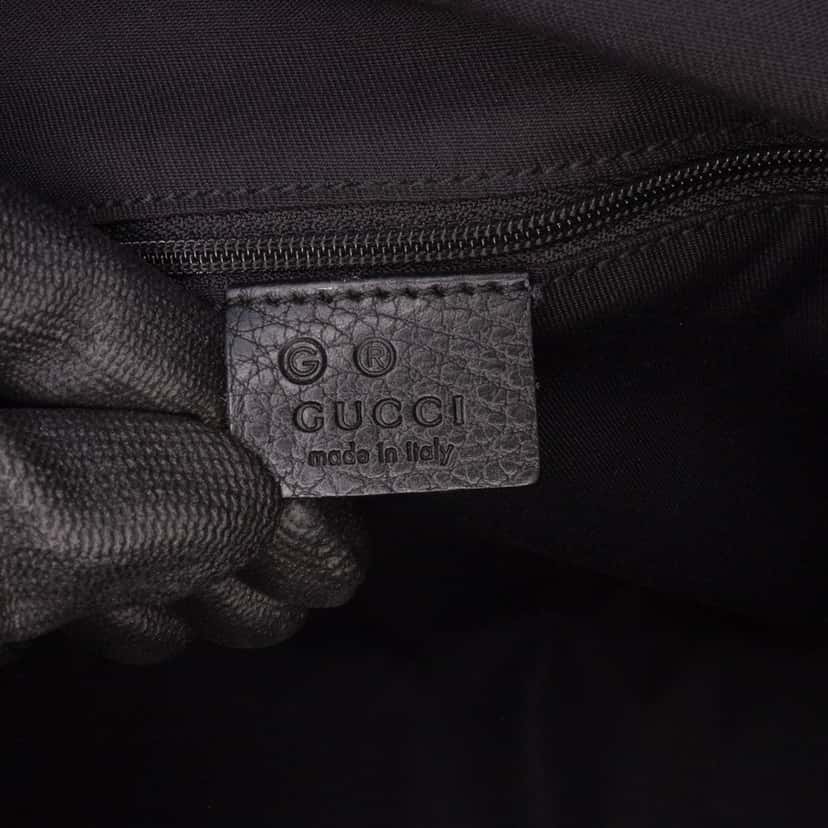 Gucci GG Denim Abbey D Ring Tote Grey Denim Good condition - Box View