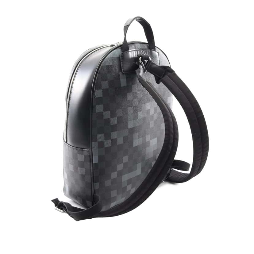 Louis Vuitton Damier Graphite Pixel Josh Black Canvas Good condition - Back View