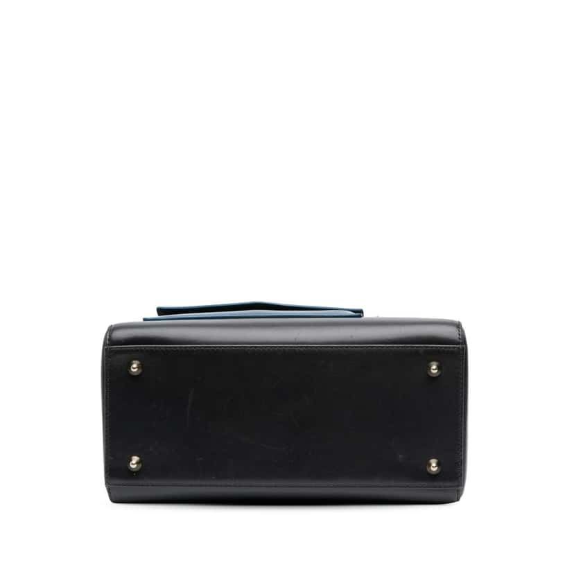 Dior Medium Calfskin Pockets Lady Dior Black Leather Good condition - Inside View