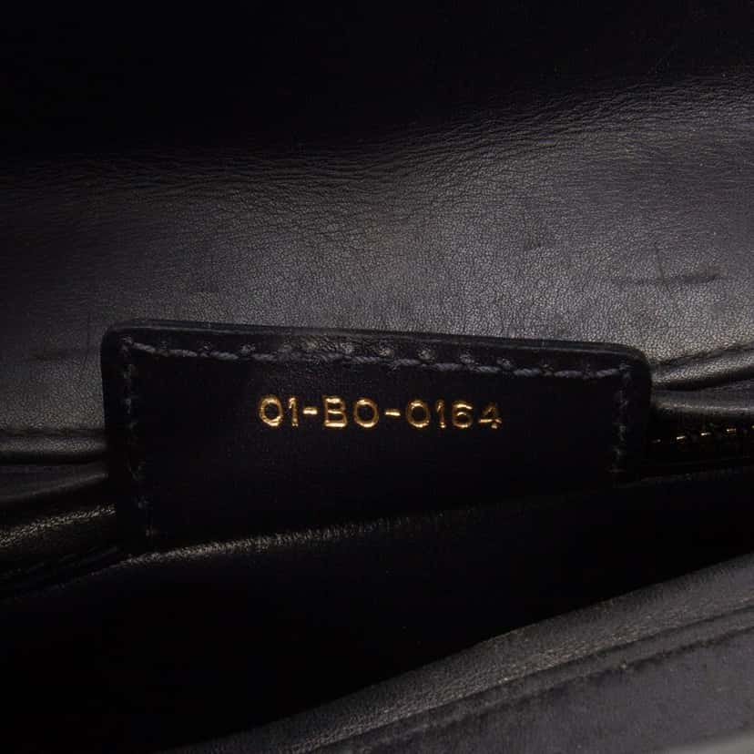 Dior Medium Calfskin Pockets Lady Dior Black Leather Good condition - Box View