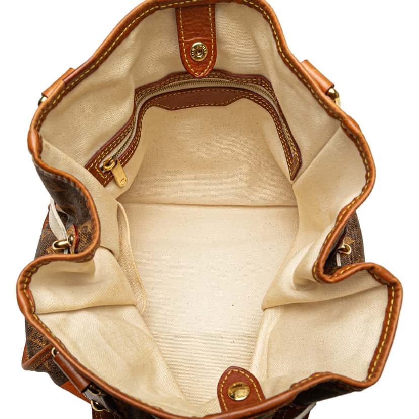 Louis Vuitton Limited Edition Monogram Tisse Rayures PM Brown Canvas Good condition - Model View