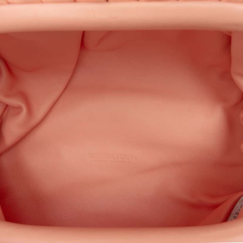 Bottega Veneta Lambskin Belt Chain Pouch Pink Leather Very good condition - Model View