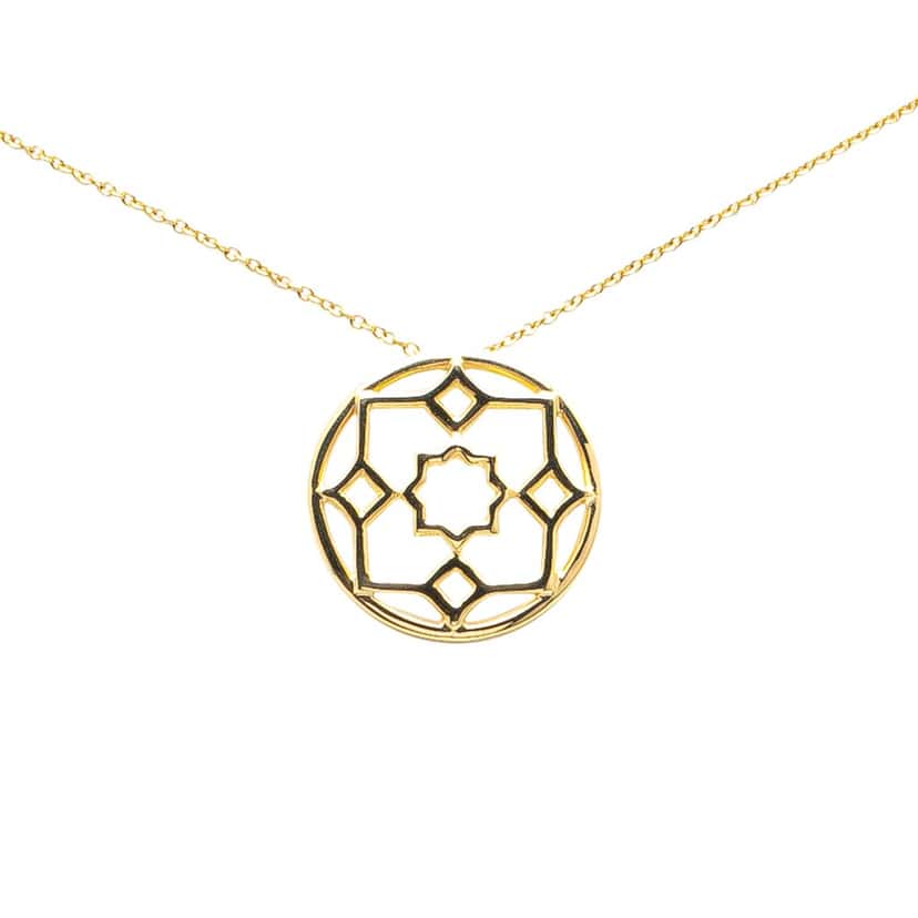 Tiffany & Co Paloma Picasso 18K Yellow Gold Marrakesh Pendant Necklace Gold Gold Good condition - Front View