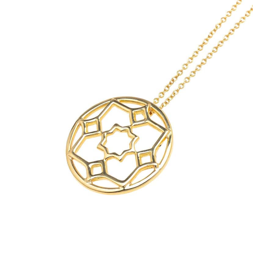 Tiffany & Co Paloma Picasso 18K Yellow Gold Marrakesh Pendant Necklace Gold Gold Good condition - Back View