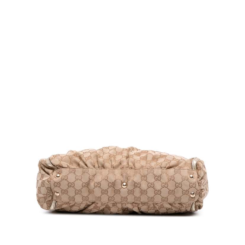 Gucci GG Canvas Abbey D Ring Tote Brown Canvas Fair condition - Inside View