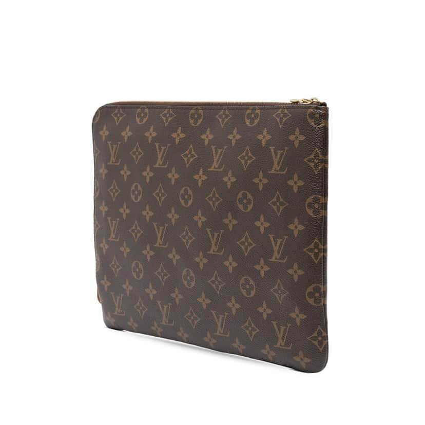 Louis Vuitton Monogram Etui Voyage MM Brown Canvas Good condition - Back View