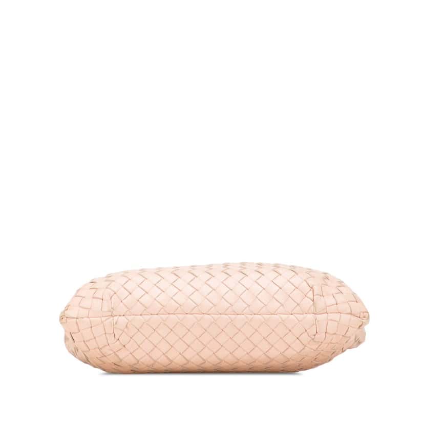 Bottega Veneta Small Nappa Intrecciato Capri Tote Pink Leather Good condition - Inside View
