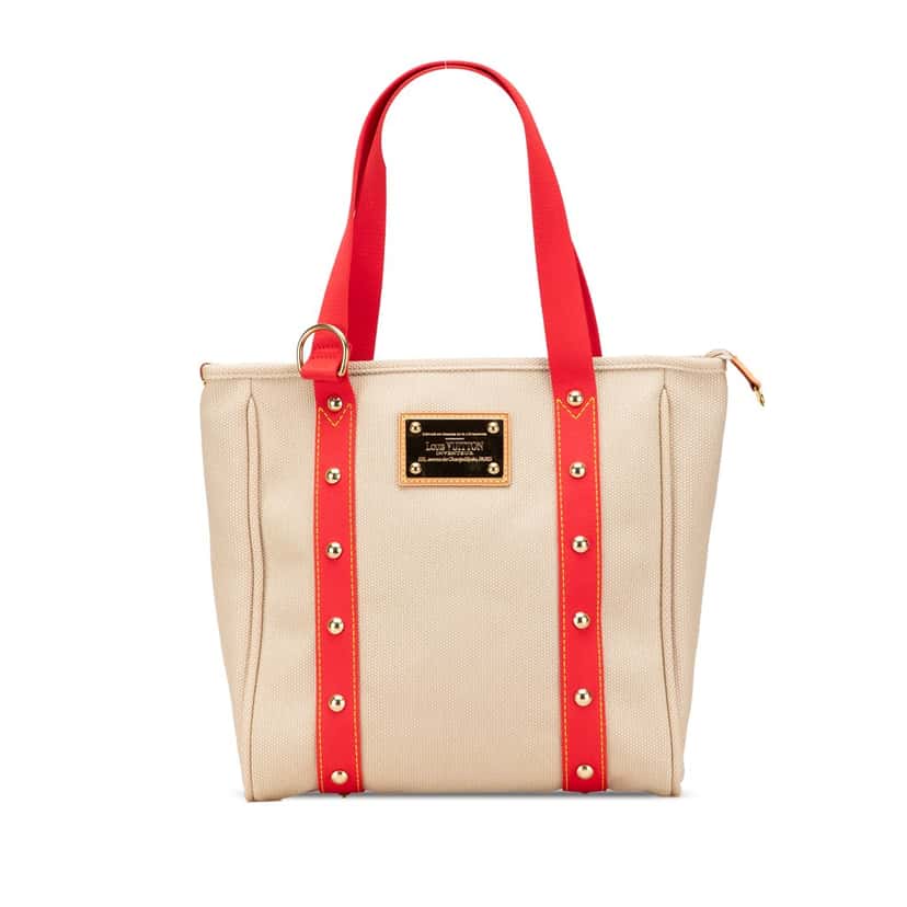 Louis Vuitton Antigua Cabas MM Brown Canvas Good condition - Front View