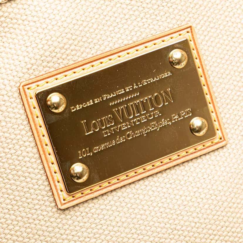 Louis Vuitton Antigua Cabas MM Brown Canvas Good condition - Box View