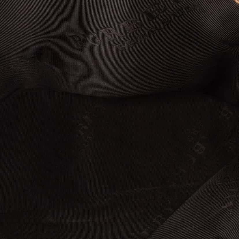 Burberry Prorsum Grained Calfskin Hand Painted Bloomsbury Satchel Brown Leather Good condition - Model View