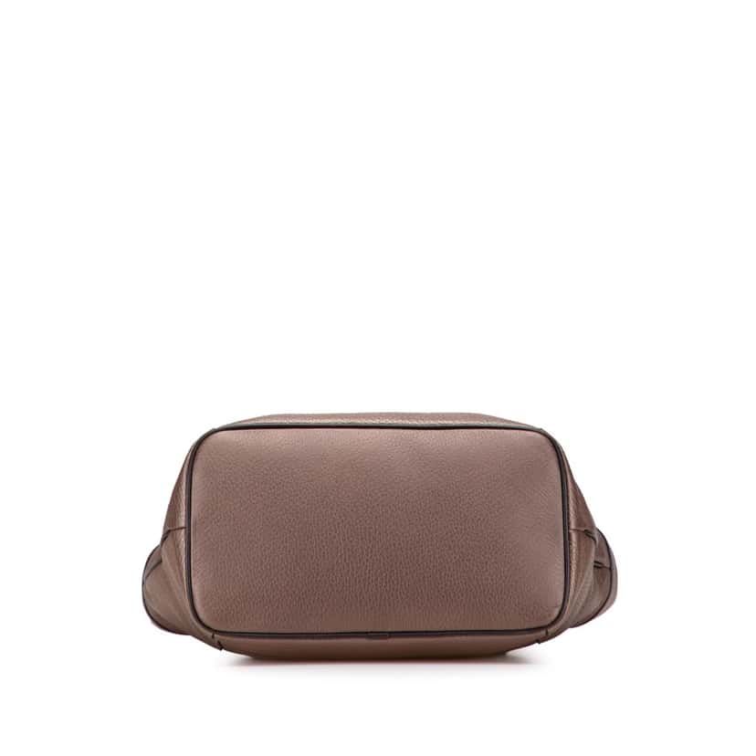Loewe Anagram Leather Fusta Tote Brown Leather Very good condition - Inside View