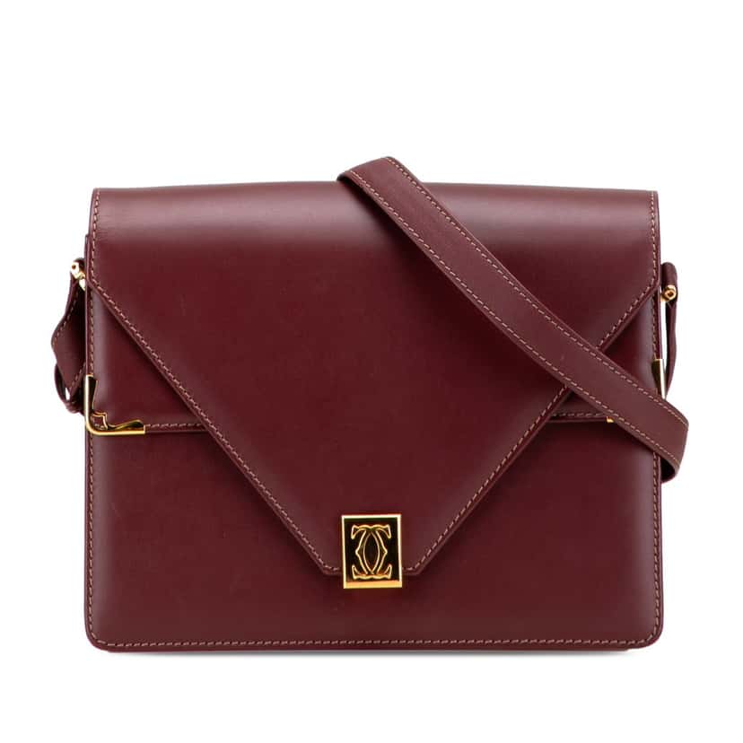 Cartier Leather Must de Cartier Crossbody Red Leather Good condition - Front View