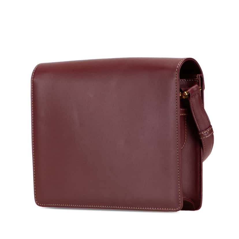 Cartier Leather Must de Cartier Crossbody Red Leather Good condition - Back View