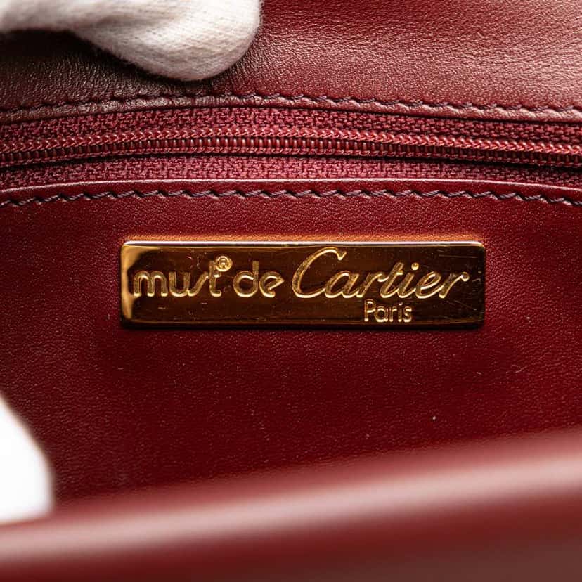 Cartier Leather Must de Cartier Crossbody Red Leather Good condition - Box View