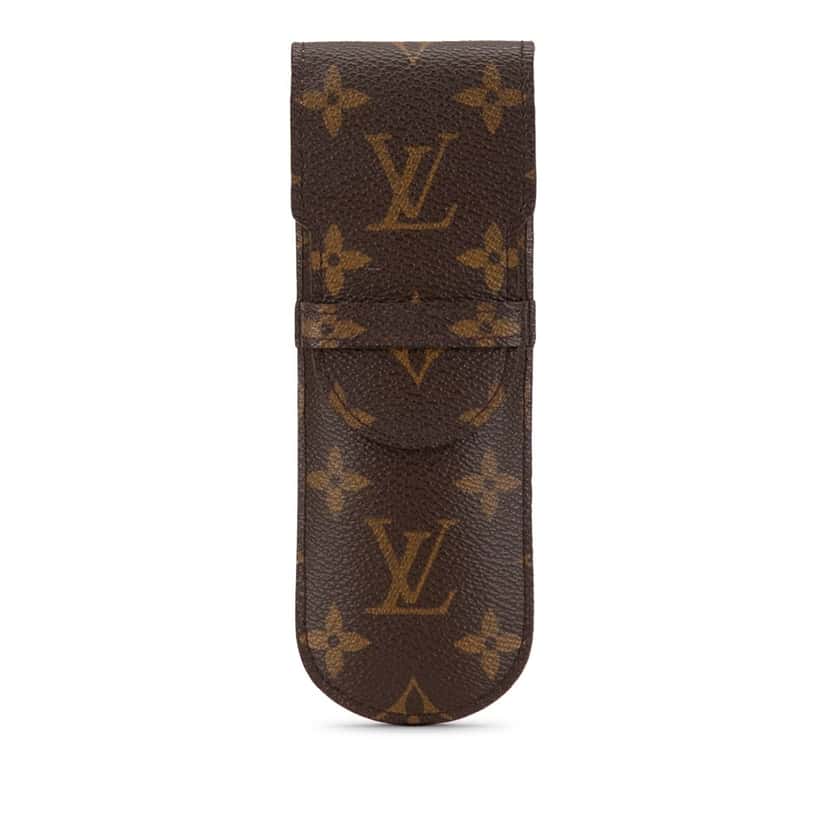 Louis Vuitton Monogram Sunglasses Case Brown Canvas Good condition - Front View