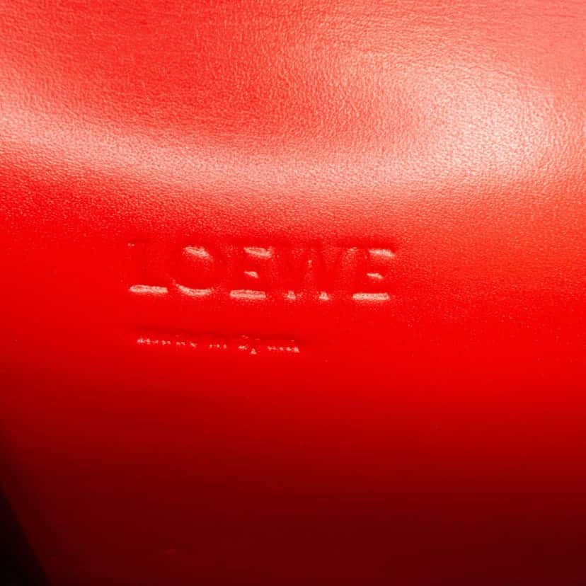 Loewe Medium Leather Barcelona Crossbody Red Leather Good condition - Box View