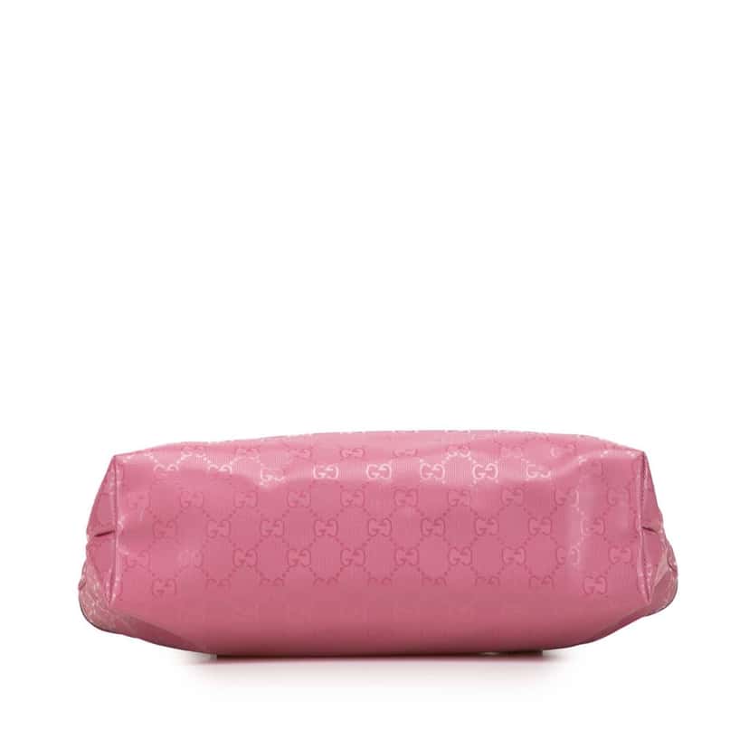 Gucci Small GG Imprime Joy Tote Pink Canvas Very good condition - Inside View
