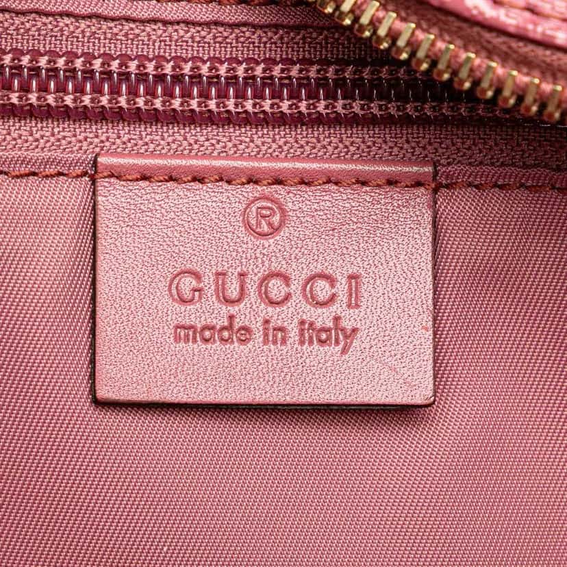 Gucci Small GG Imprime Joy Tote Pink Canvas Very good condition - Box View