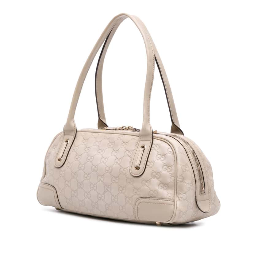 Gucci Guccisima Princy Shoulder Bag Brown Leather Good condition - Back View