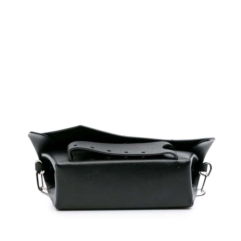 Maison Margiela Small Leather Snatched Classique Bag Black Leather Good condition - Inside View