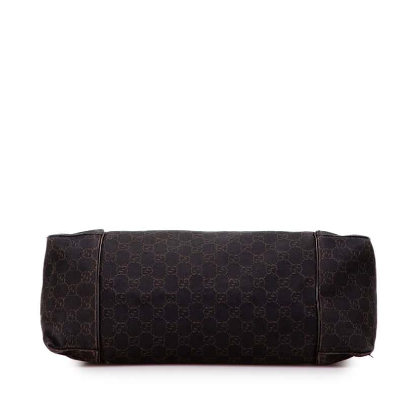 Gucci GG Denim Shoulder Bag Brown Denim Good condition - Inside View