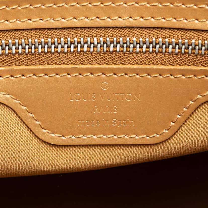 Louis Vuitton Monogram Mat Stockton Gold Leather Very good condition - Box View