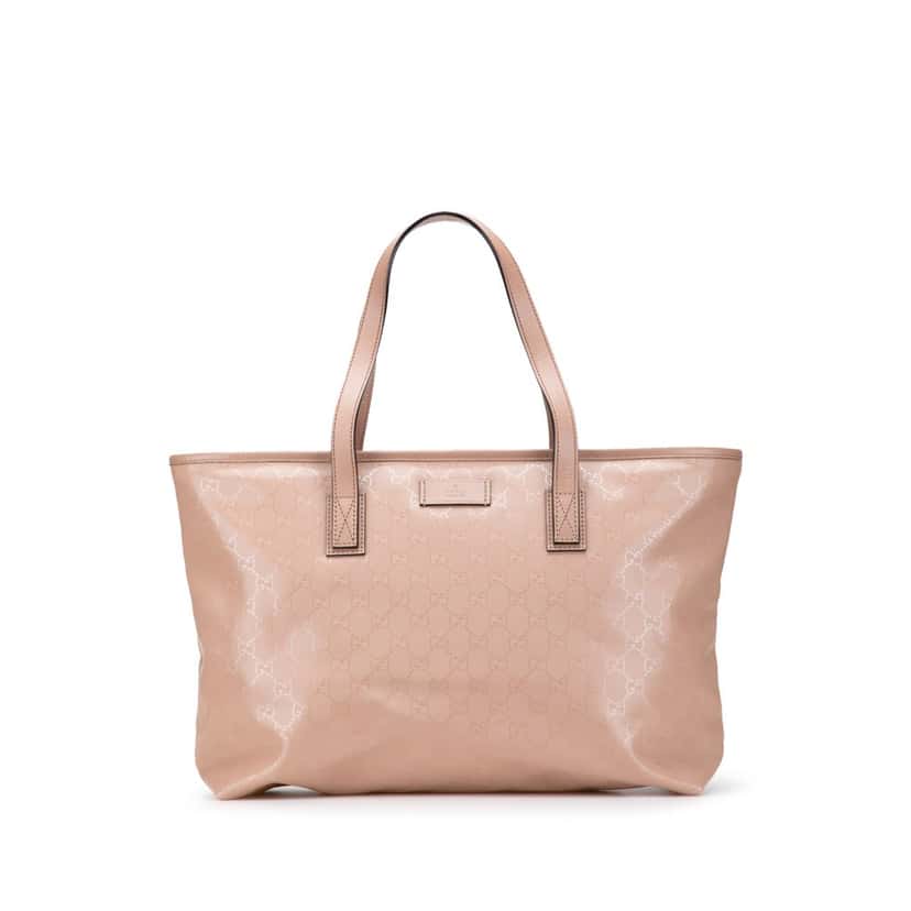 Gucci Medium GG Imprime Tote Brown Canvas Good condition - Front View
