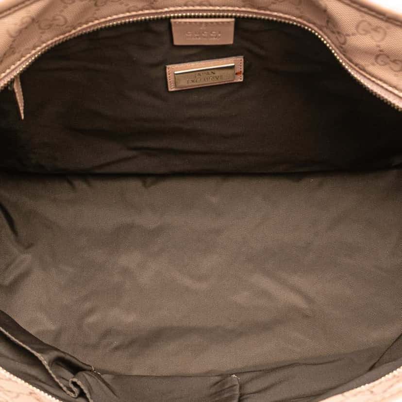 Gucci Medium GG Imprime Tote Brown Canvas Good condition - Model View
