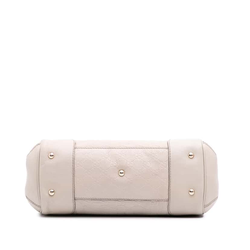 Gucci Guccissima Mayfair Tote White Leather Good condition - Inside View