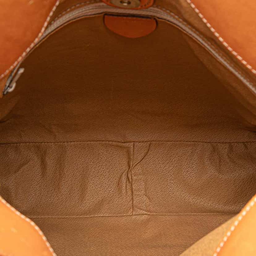 Celine Macadam Coated Canvas Shoulder Bag Brown Canvas Good condition - Model View