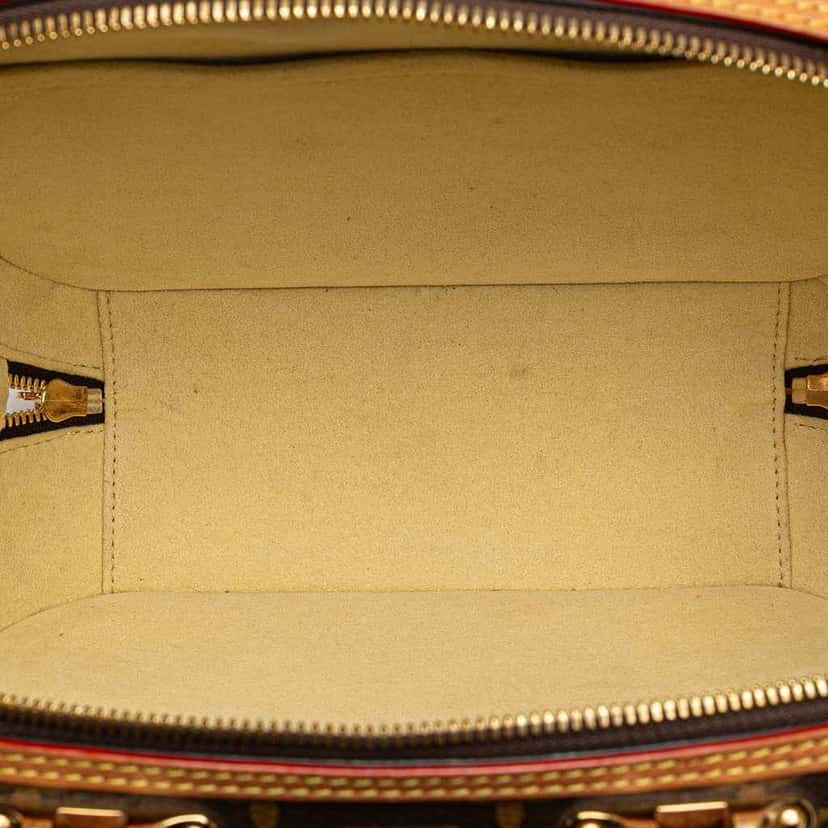 Louis Vuitton Monogram Valisette PM Brown Canvas Fair condition - Model View