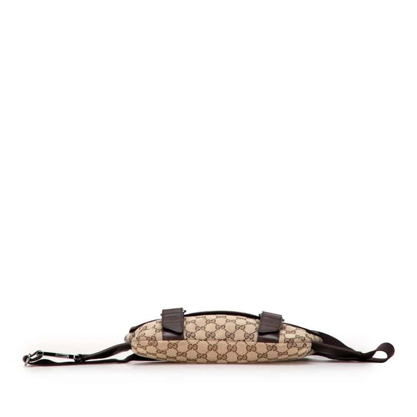 Gucci GG Canvas Belt Bag Brown Canvas Good condition - Inside View