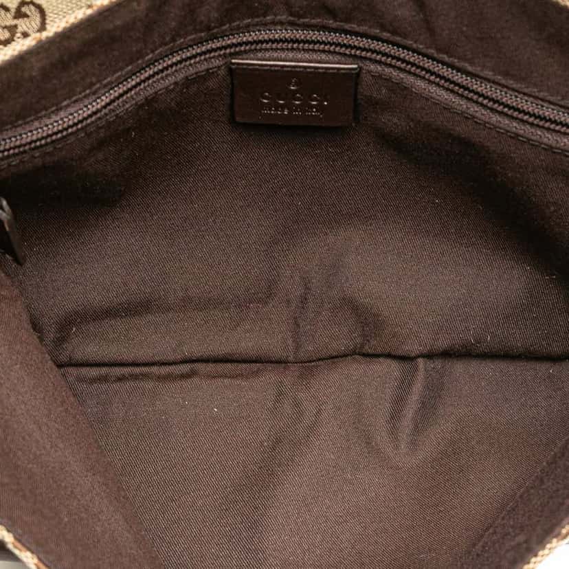 Gucci GG Canvas Belt Bag Brown Canvas Good condition - Model View