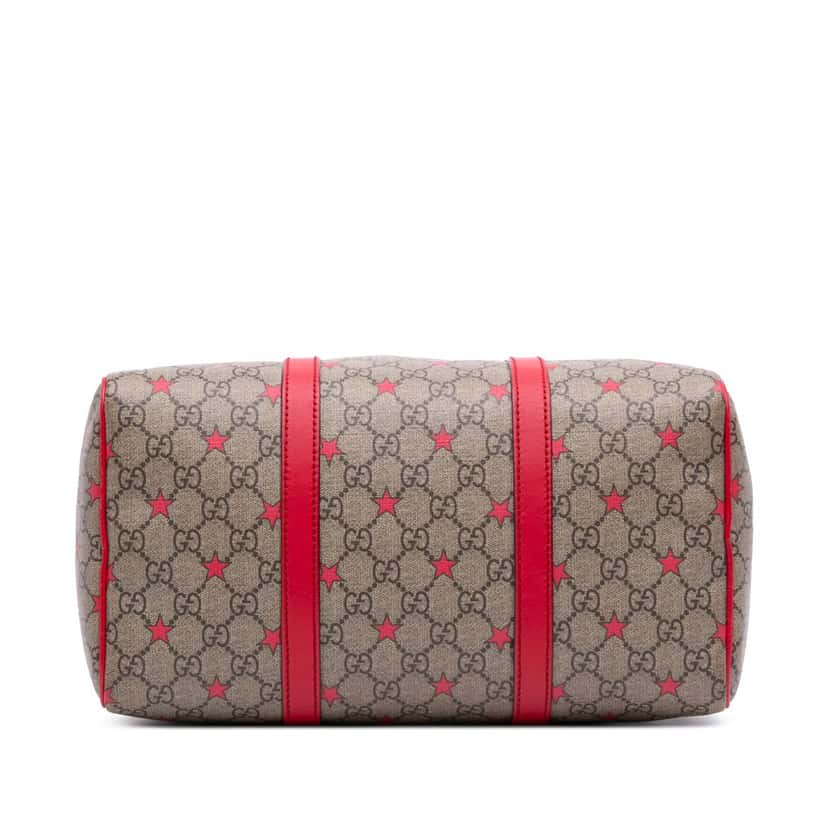 Gucci Medium GG Supreme Stars Joy Boston Brown Canvas Good condition - Inside View