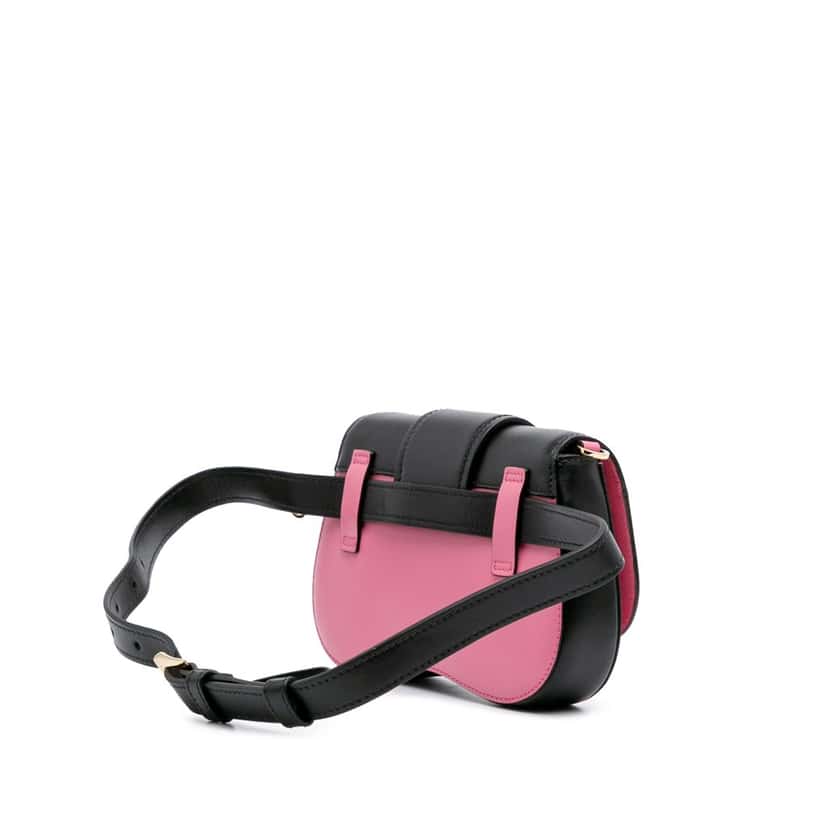 Prada City Calf Sidonie Convertible Belt Bag Pink Leather Good condition - Back View