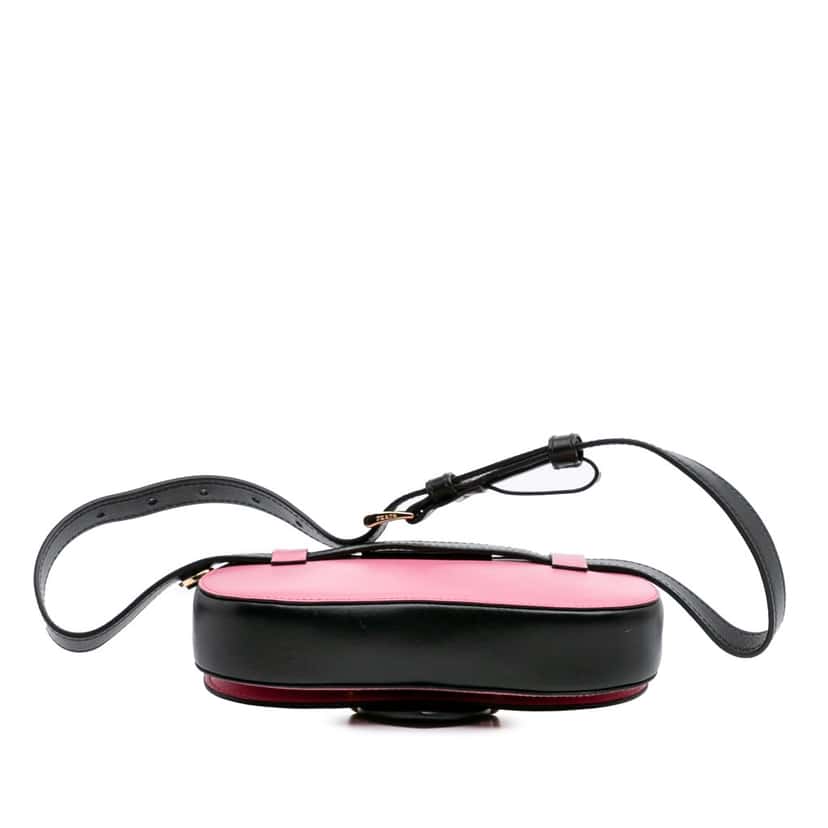 Prada City Calf Sidonie Convertible Belt Bag Pink Leather Good condition - Inside View