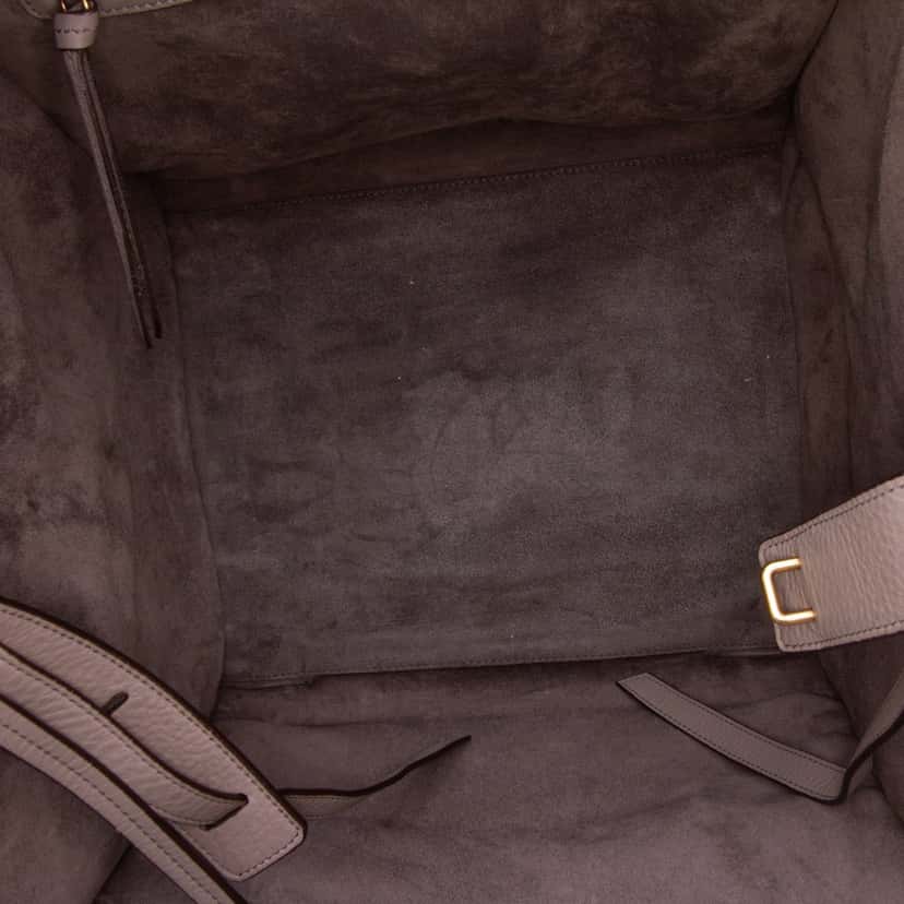 Celine Medium Phantom Luggage Tote Grey Leather Good condition - Model View