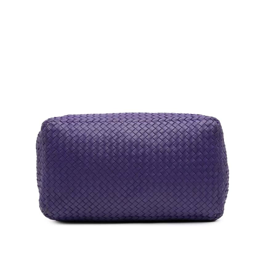 Bottega Veneta Large Nappa Intrecciato Cesta Tote Purple Leather Good condition - Inside View