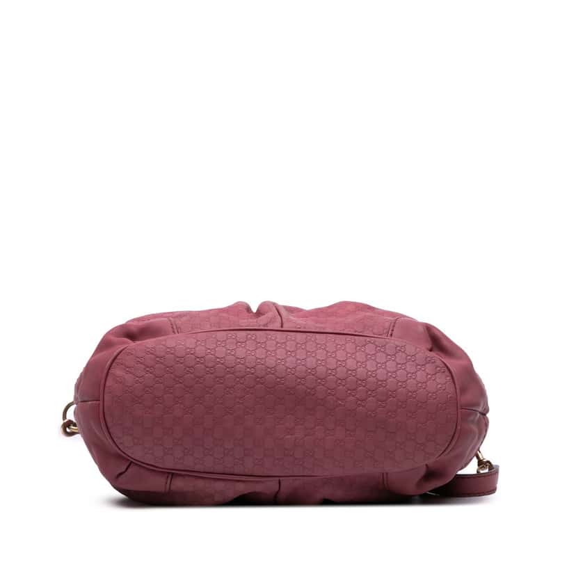 Gucci Microguccissima Sukey Satchel Pink Leather Good condition - Inside View